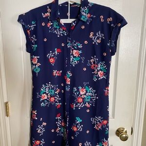 Express floral shift dress